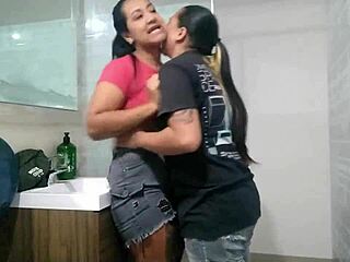 Intense lesbian tips ignite wild sex frenzy.