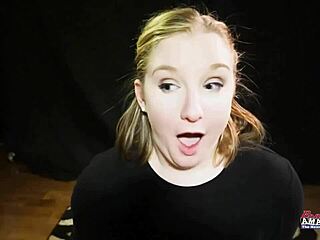 Cute Blonde LOTTIE PEERS Enjoys RIMMING And SUCKING A Hard COCK To RIDE It