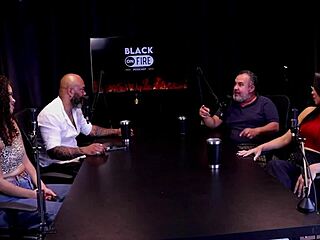 Ted's passenger enjoys foursome in car with trans and man