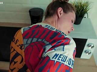 Elena Ross Intense Step-Sis Workout Blows Monster Cock