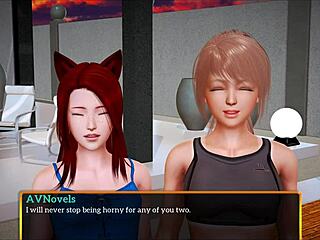 my new family redhead rides monster cock cowgirl small tits bouncing long ride