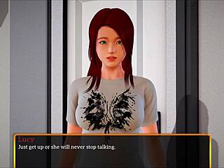 my new family redhead rides monster cock cowgirl small tits bouncing long ride