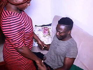 threesome sex with couple and housewife in african kingdom where adultery is open