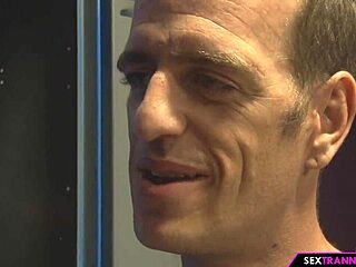 the slutty trans cheerleader takes two cocks