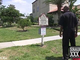 sally deangelo takes massive black cock deep in granny pussy