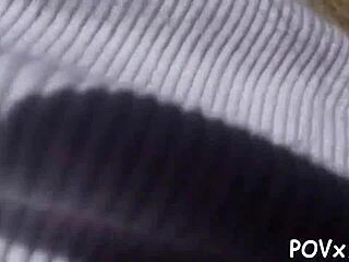 Shaved Teen Pussy Takes Hardcore POV Pounding from Erected Cock Roughly