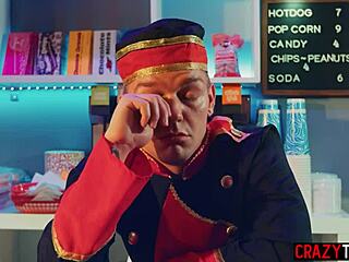 Horny petite teen athena faris fucks naughty boyfriend in cinema