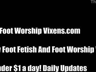 your step-sister slides her heels over your throbbing cock for intense footjob