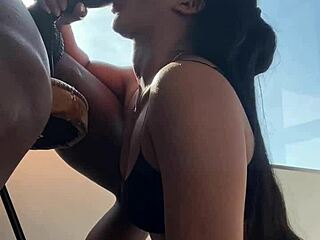 he can't hold back - my mouth makes his cock throb wildly - amateur couple nysdel!