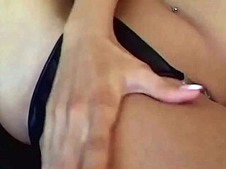 Bratty Redhead Gets Anal Fingering Cowgirl Rides Facial on Couch Piercing Tits