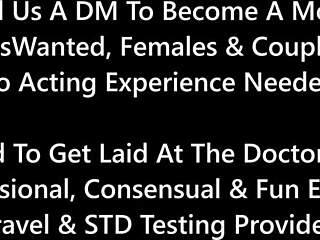 dr tampa gives jasmine rose her tampa university physical with shaved pussy spread pov