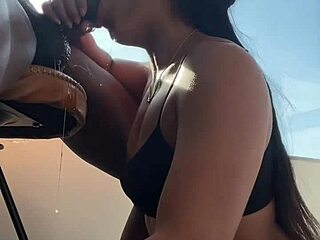 he can't hold back - my mouth makes his cock throb wildly - amateur couple nysdel!