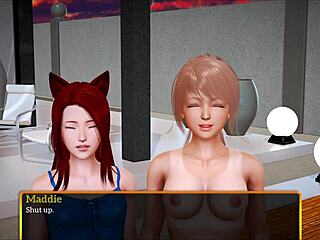 my new family redhead rides monster cock cowgirl small tits bouncing long ride