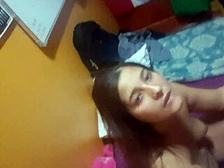 quieres verme acabada en la boca? this venezuelan babe in chile takes a hot creampie oral finish