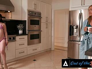 bratty pixie small 18+ begs stepdad for creampie after deepthroat pov pounding... family mess!