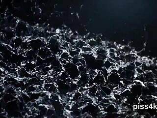 lovesome lesbo teen sprays pee on wet squirting slits with dildos