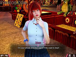 Double Homework 06: Dating cute petite redhead Johanna roleplay game