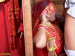 Desi mommy teases with dirty talk sucking tight wet pussy cock