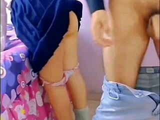 ¡hot mexican students fuck raw in living room with family next door!