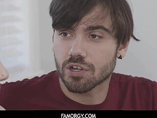 Big Tits Blonde Stepsis Fucked Hard to Orgasm by Bro