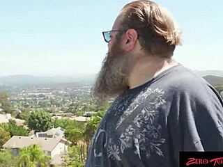 Petite blonde babe savors sloppy deepthroat and cowgirl rides all summer long