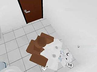 random slut bends over for monster bbc pounding in condo roblox style