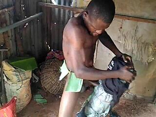 Handsome stud pounds curvy milf's ass then unloads huge cumshot