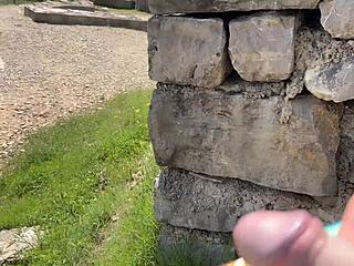 hey girl wanna help flash and stroke my cock to cum outdoors??