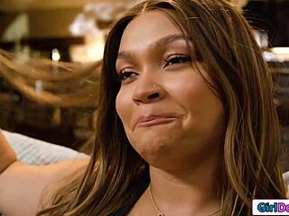 im in the living room fapping hard when my ebony roomie walks in 😈 wanna join? 👅💦