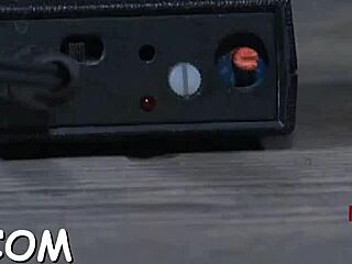 Blonde slave bound tight endures brutal toy punishment and hardcore masturbation torment