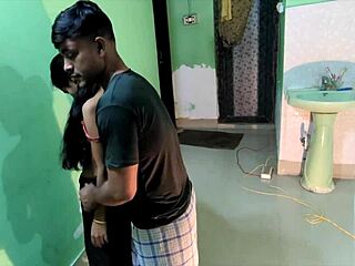 College Sweethearts Bent Over for Deepthroat Doggystyle Double Penetration