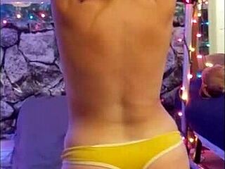 Hotwife steffi sways her big pussy lips in seductive homemade dance compilation