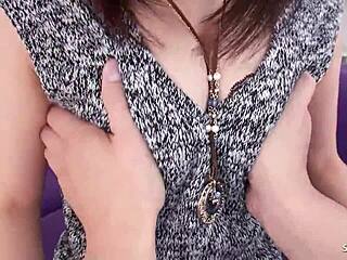 Petite short hair japanese teen's round ass deflowered roughly uncensored