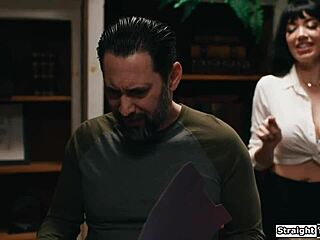 Teacher tempts with deepthroat promise for stepson's college spot?