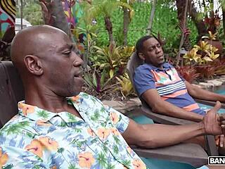 Amari Anne Tames Two Monster Dicks in Mouth and Wet Pussy