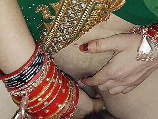 Newlywed indian bhabhi chudai romance bedroom fuck doggystyle creampie with dever