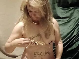 omg esclave f's wild self-session clamps candles dripping wax insults everywhere 🔥💦😈!!