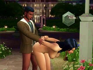 Black Guy Pounds Latina Pussy Doggy Style After Kissing And Condom Fuck