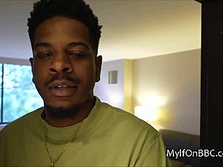 naughty blondes share massive black cock in hotel group romp