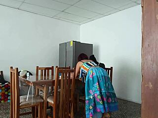 Sinful Latina Maid Spreads Cute Pussy For Daddy Domination