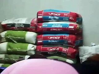 Big ass mature shows off her marked panty curves