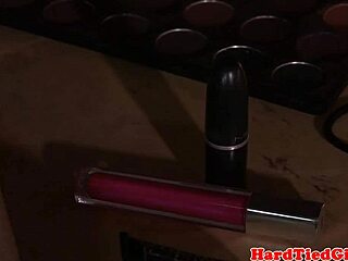 bound busty black-tattoo sub endures rough maledom spanking bdsm submission 😩🔗🍑