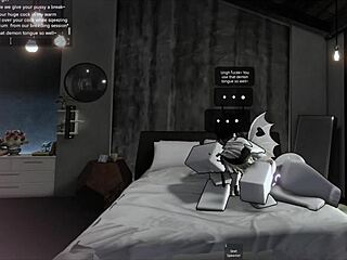 damn demon slut begs for monster creampies doggystyle and missionary