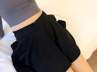 frustrated big ass big tits beauty in stockings tempts with long legs for hard fuck