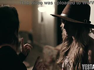 Sly big tits milf therapist scissors and licks patients in steamy threesome