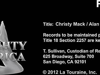 Fresh from prison! Alan dives into Christy Mack's deepthroat facial welcome