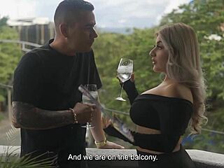 Colombiana Naty Rides Stranger's Thick Cock Romantically