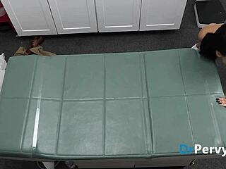 doctor grabs teen patient bends her over and fucks her tight hole hard