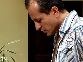 Sexy brunette takes outdoor anal doggystyle and deep pussy pounding to facial