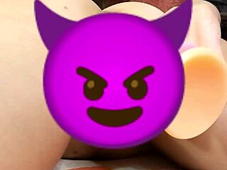 dragon dildo fan tests massive miranielt deep in her huge pussy softcore solo ride